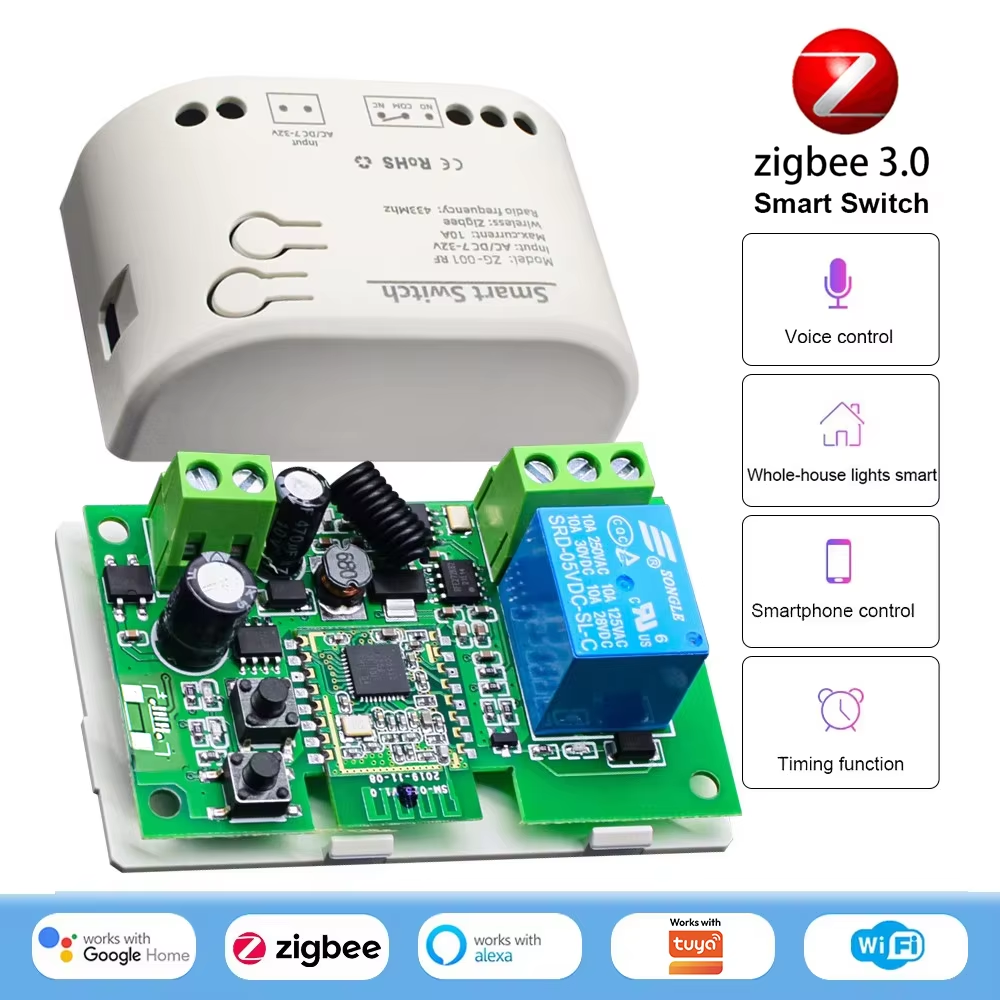 Smart Home Hub Ikea - Zigbee Relay Breaker 7-32V 85-250V Switch