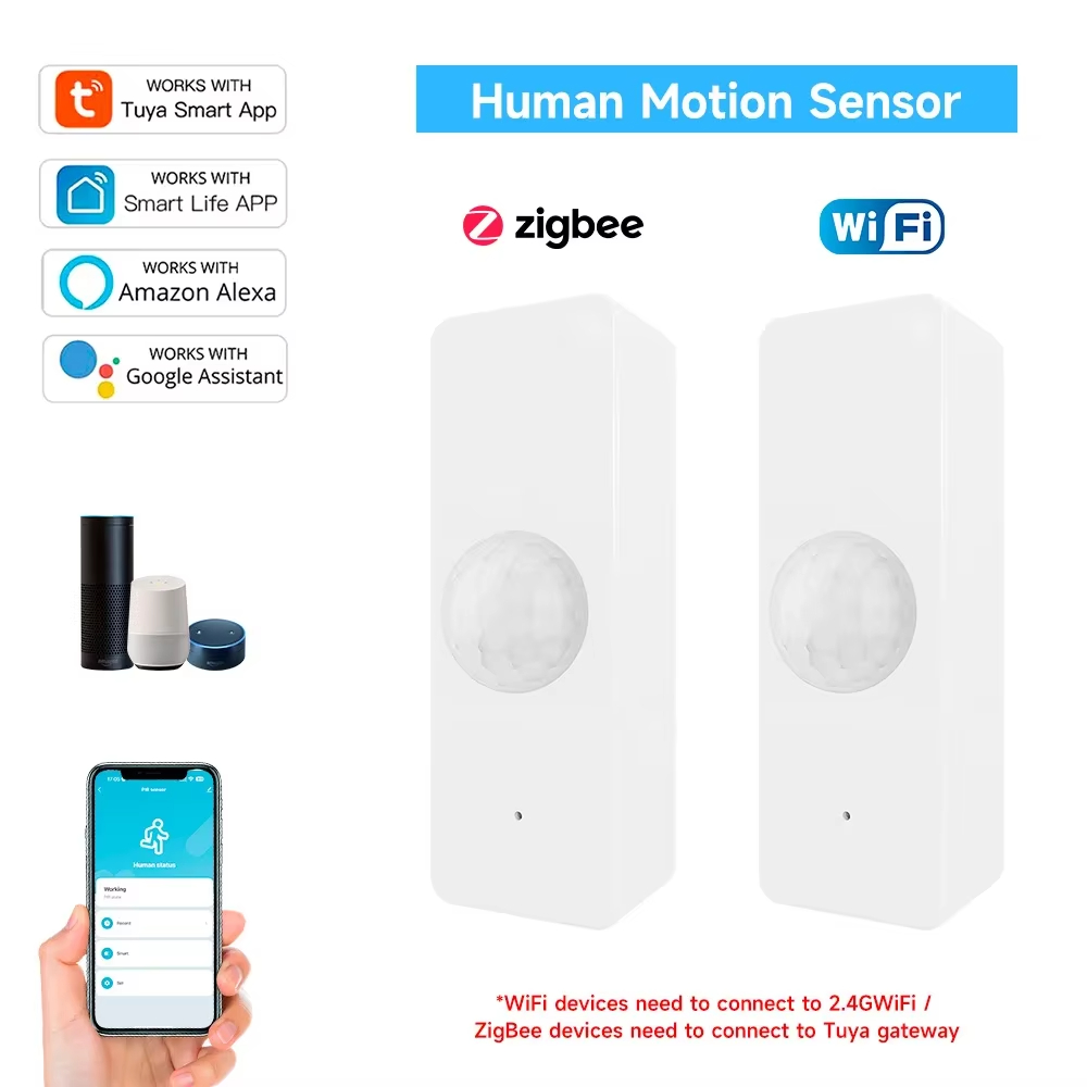 Smart Home Wiser - Tuya WiFi Zigbee PIR Motion Sensor