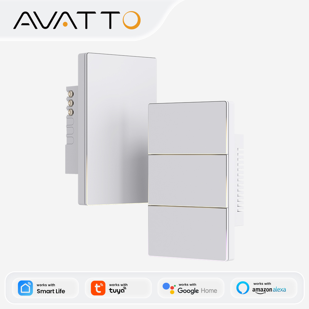 Smart Home Switch - AVATTO 1/2/3/4 Gang WiFi Smart Light