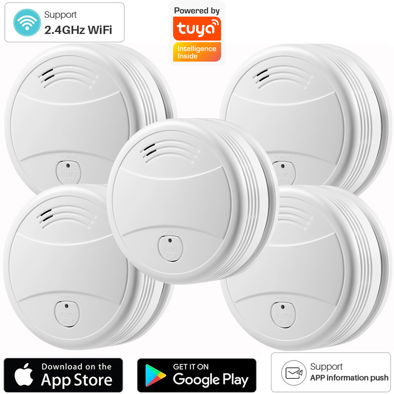 Independent 2.4G WiFi Smoke De – обзор и цена Smart Smoke Detector