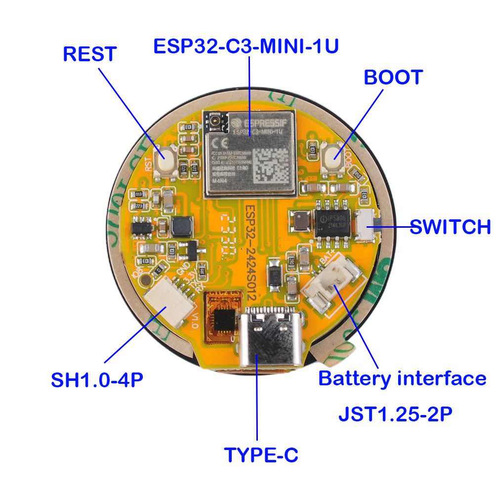 ESP32 Display 1.28 inch ESP32- – обзор и цена Smart Home Dashboard