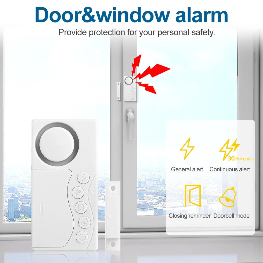 Wireless Door And Window Alarm – обзор и цена Smart Home Full System