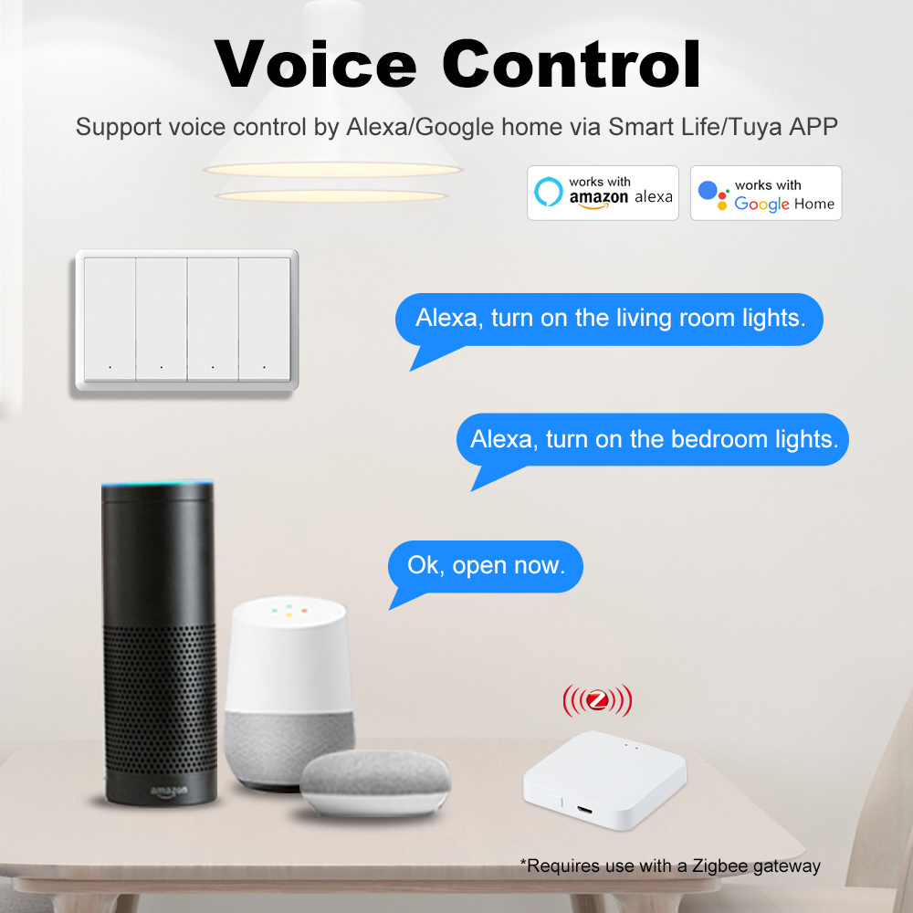Manhot Smart zigbee Switch No  – обзор и цена Smart Home Switch