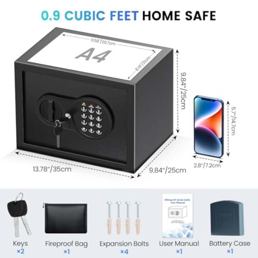 Home use small safe box, steel – обзор и цена Smart Home Box