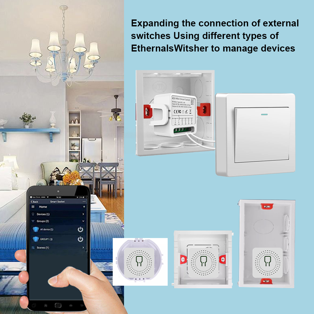 Tuya WiFi Smart Switch 1/2/3/4 – обзор и цена Smart Home Switch