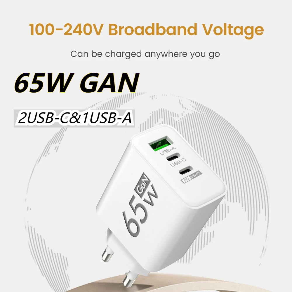 65W GaN PD USB Fast Charger QC – обзор и цена Smart Home Xiaomi