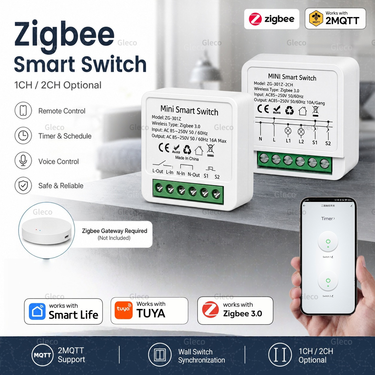 Zigbee Smart Switch Breaker 16 – обзор и цена Smart Home Hub Ikea