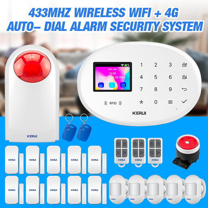 KERUI 4G Tuya Smart Alarm Syst – обзор и цена Smart Smoke Detector