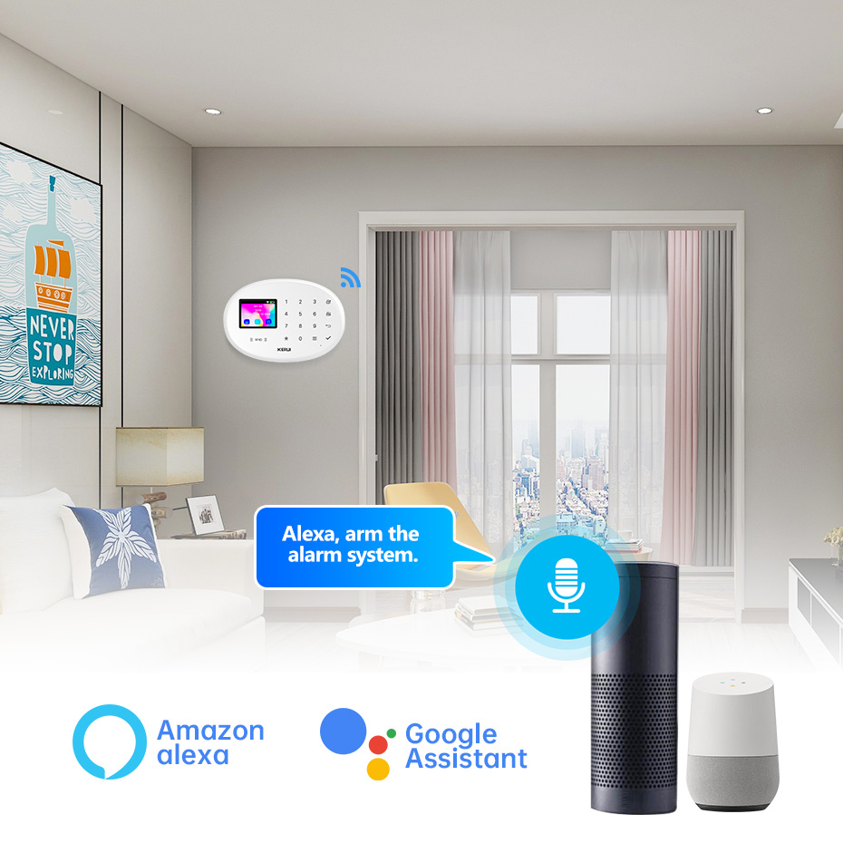KERUI 4G Tuya Smart Alarm Syst – обзор и цена Smart Smoke Detector