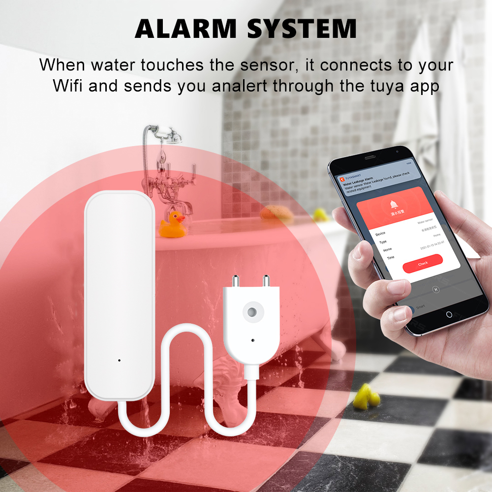 WiFi/Zigbee Water Sensor Tuya  – обзор и цена Smart Home Full System