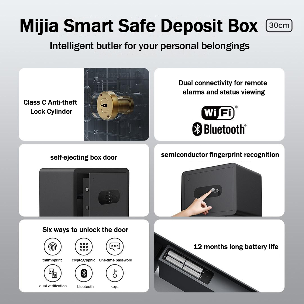 2025 MIJIA Smart Safe Deposit  – обзор и цена Smart Home Box