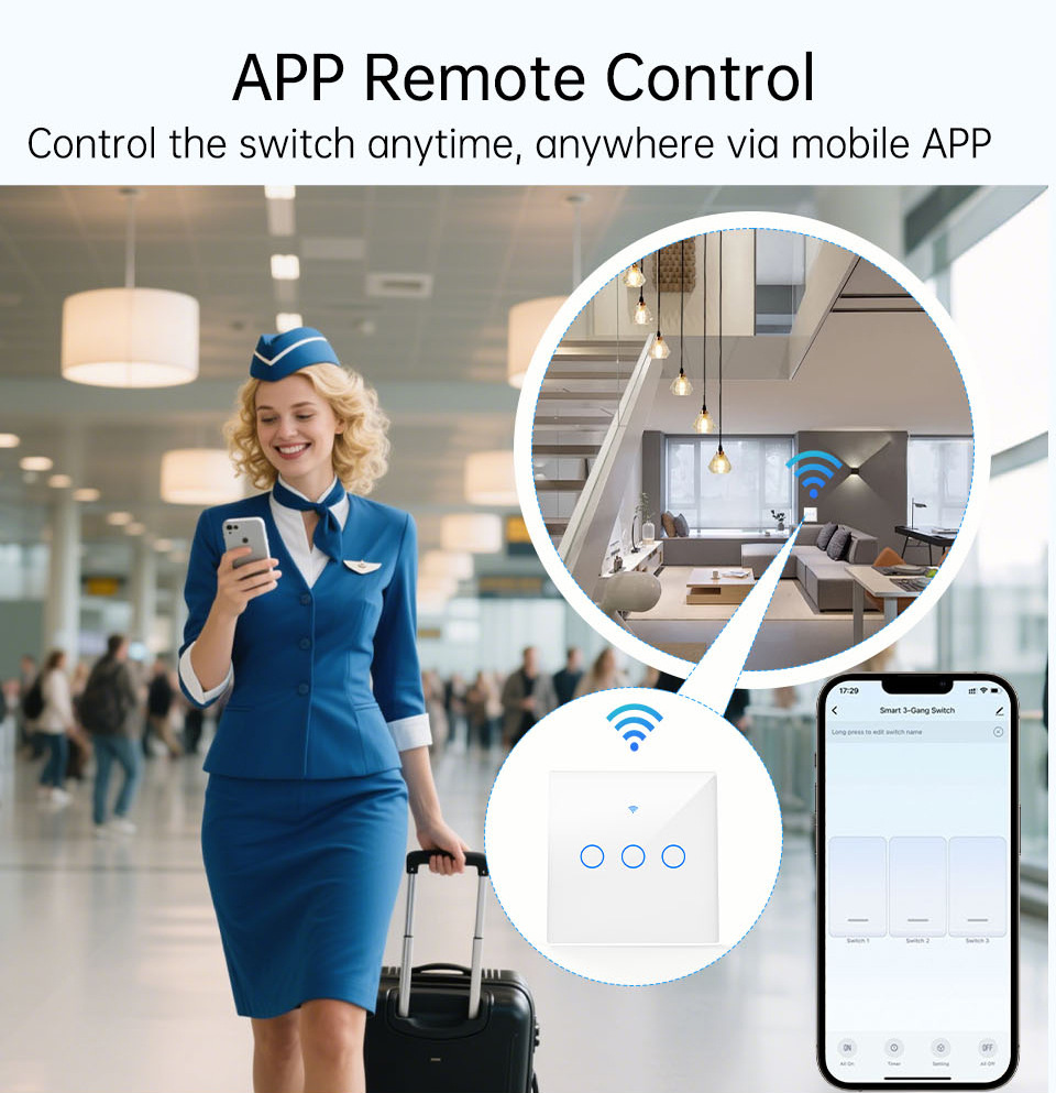 WiFi RF 433mhz Touch Wall Ligh – обзор и цена Smart Home Switch