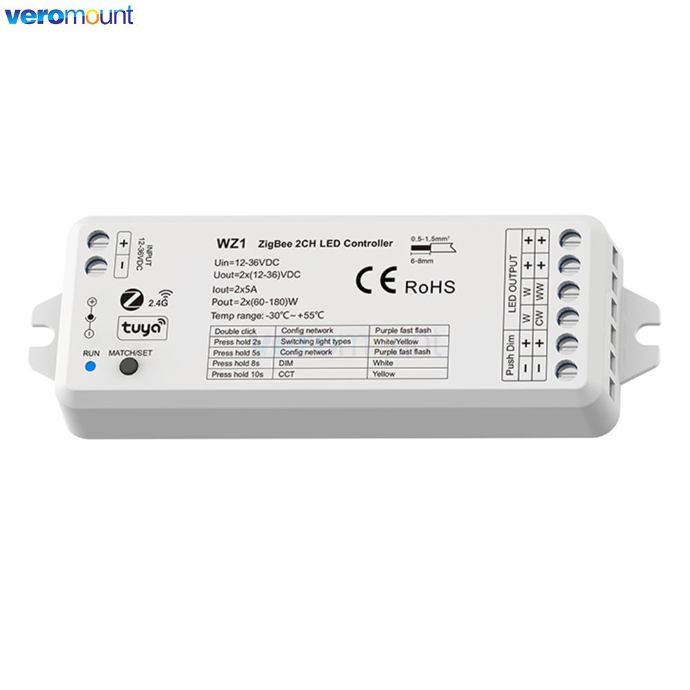 WZ1 Zigbee LED Dimmer 12V 24V  – обзор и цена Smart Home Llm