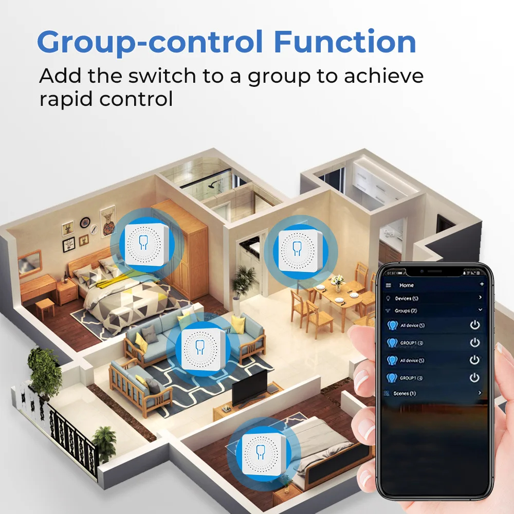For Tuya Mini Smart WiFi Switc – обзор и цена Smart Home Switch