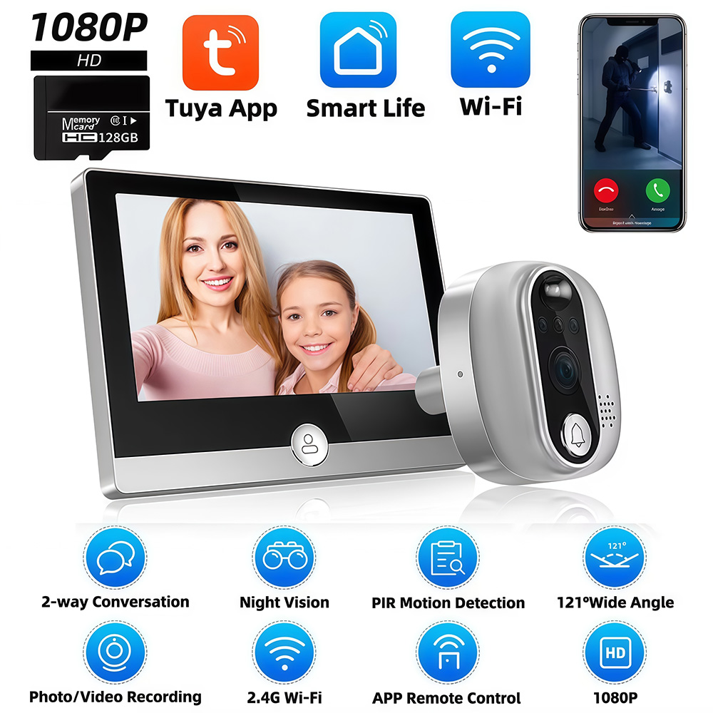 Tuya 1080P WiFi Door Bell Came – обзор и цена Smart Home Wiser