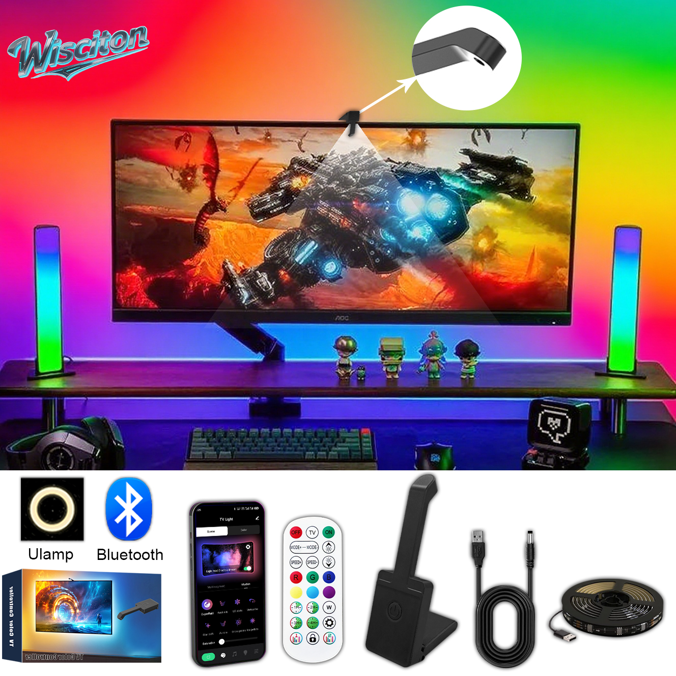 LED RGB TV Back light Music Sy – обзор и цена Smart Home Llm