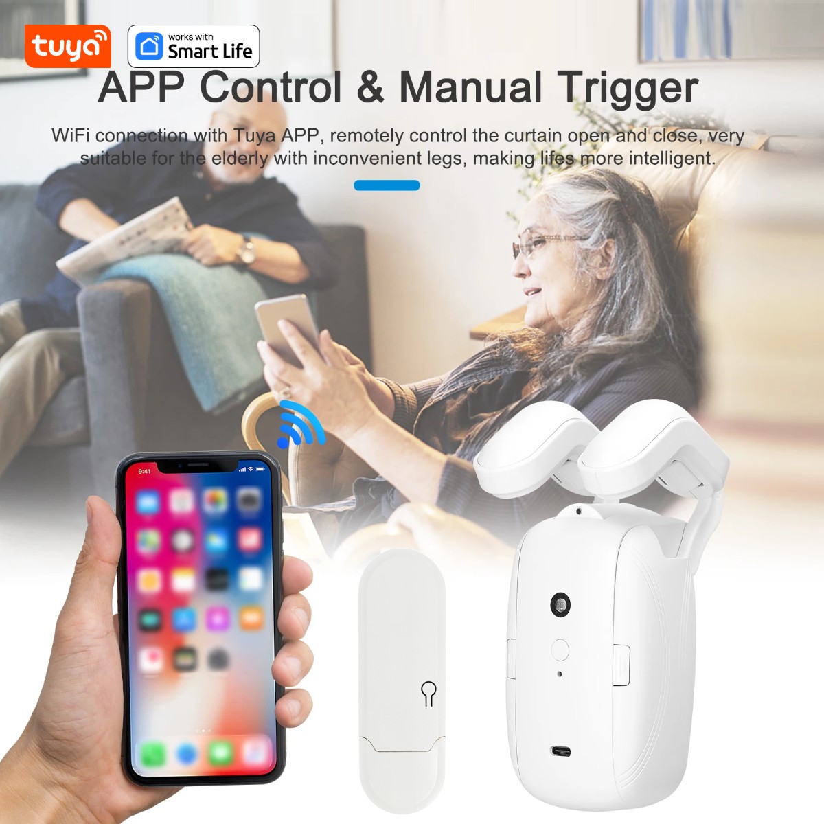 1/2PCS Tuya Smart WiFi Curtain – обзор и цена Smart Home Full System