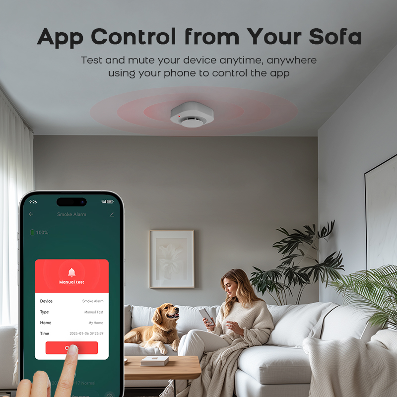 Wifi Smoke Sensor Home Securit – обзор и цена Smart Smoke Detector