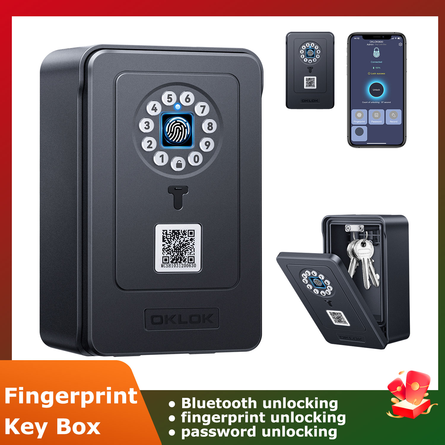 Wireless Smart lock Box Blueto – обзор и цена Smart Home Box