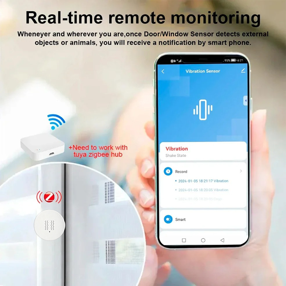 Tuya ZigBee Smart Vibration &  – обзор и цена Smart Home Full System