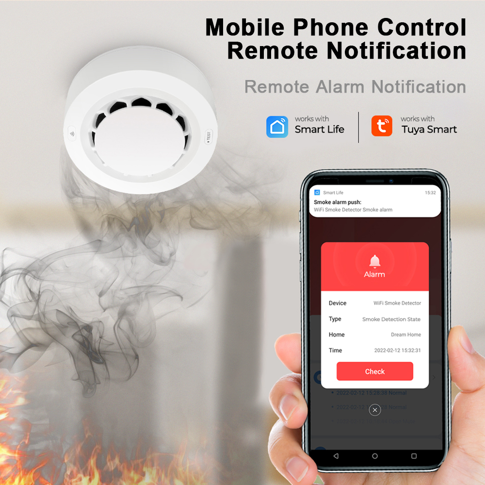 Tuya WiFi Smoke Alarm Fire Pro – обзор и цена Smart Smoke Detector