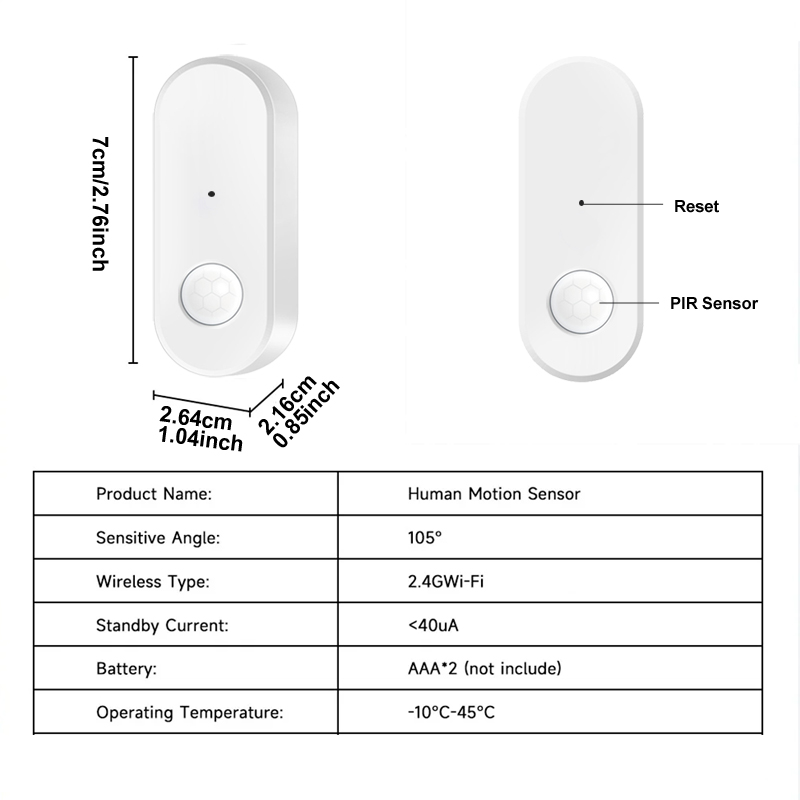 Tuya WiFi PIR Motion Sensor Hu – обзор и цена Smart Home Wiser