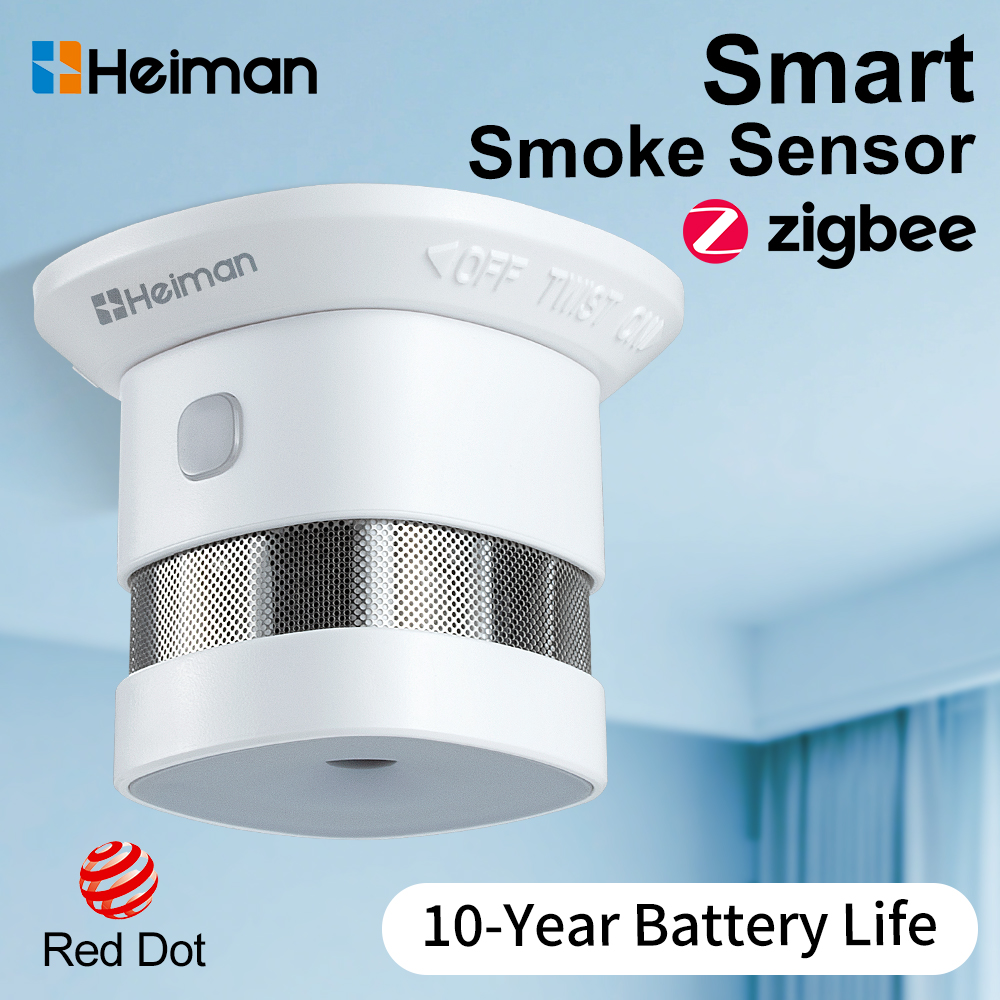 HEIMAN Zigbee Smoke Detector – – обзор и цена Smart Smoke Detector