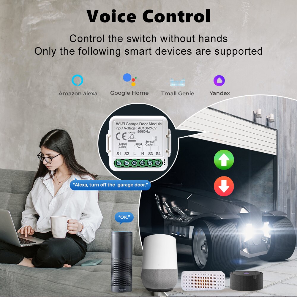 WiFi Tuya Smart Garage Door Sw – обзор и цена Smart Home Orvibo