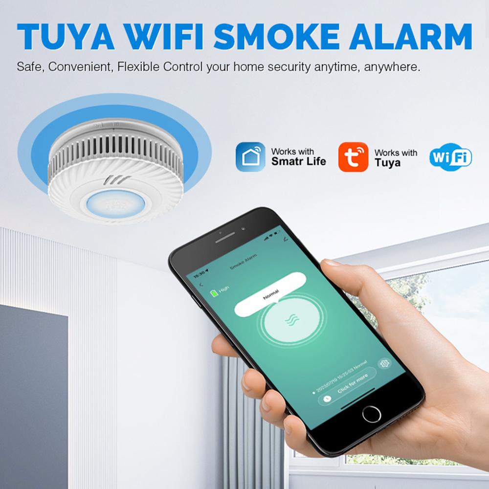 LELLKI WiFi Smoke Detector Lon – обзор и цена Smart Smoke Detector