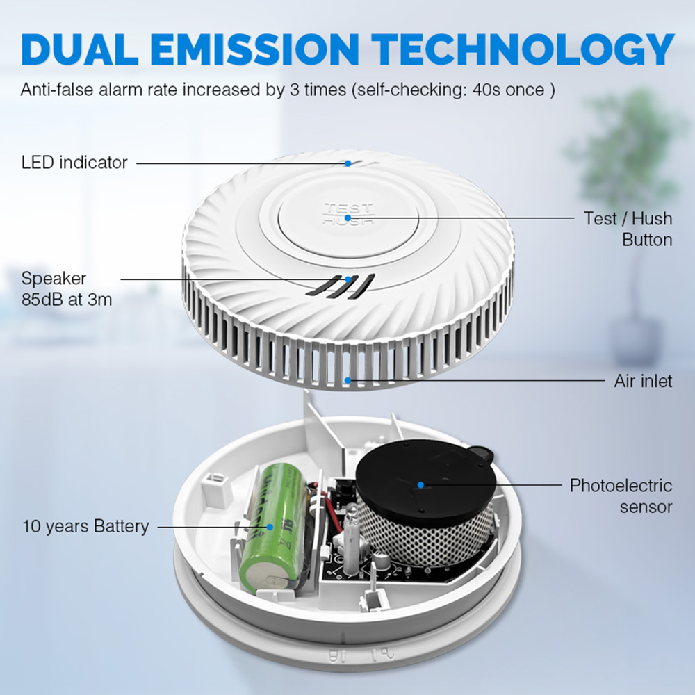 LELLKI WiFi Smoke Detector Lon – обзор и цена Smart Smoke Detector